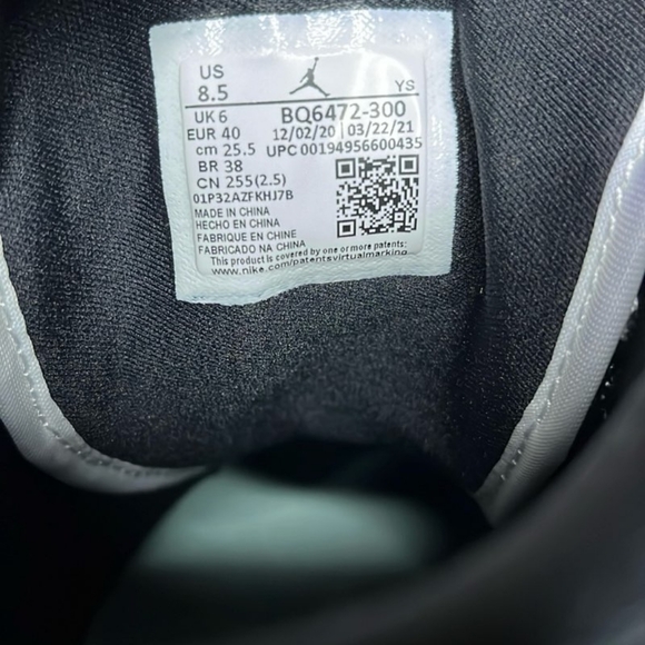 NIKE Jordan 1 Mid Aqua Blue Tint - Size 8.5W - Picture 5 of 5